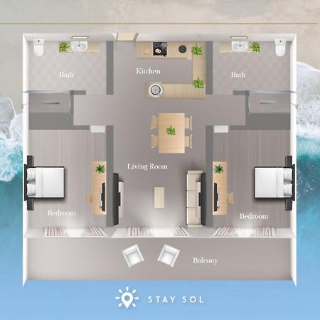 Apartment With Bay View Balcony - Pool - Up To 6 - Gym Hollywood Buitenkant foto